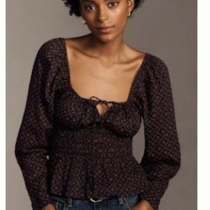 Ciao Lucia Raphaela Square Neck Top